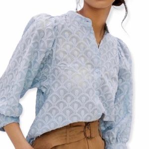 Anthropologie Pilcro The Bella Femme Button Down Shirt